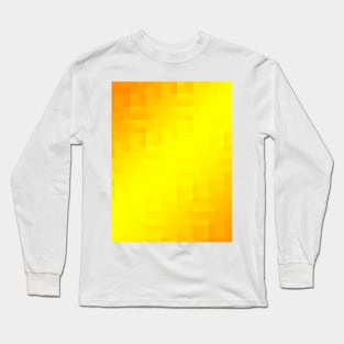 Geometric pattern - summer and spring orange Long Sleeve T-Shirt